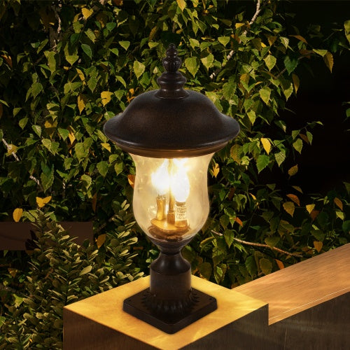 Vintage Outdoor Light Pole Lights, Waterproof Garden Patio Lights, Walkway & Driveway Lighting - One Piece No Bulb Unavailable Platforms- Temu - Outdoor Chilling