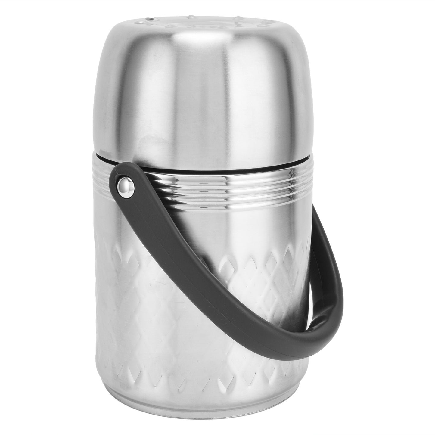 1.5L Stainless Steel Insulated Lunch Box MultiLayer Handheld Thermal Lunch Container