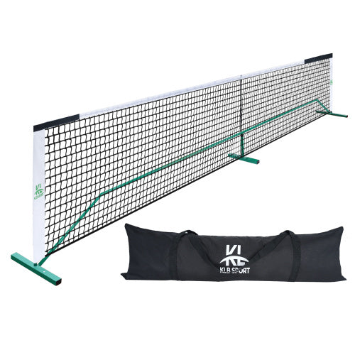 22 FT Pickleball Net, Steady Metal Frame, Easy Setup For All-Weather Resistant Play In Backyards, Outdoor Indoor Driveways And Garages - Outdoor Chilling
