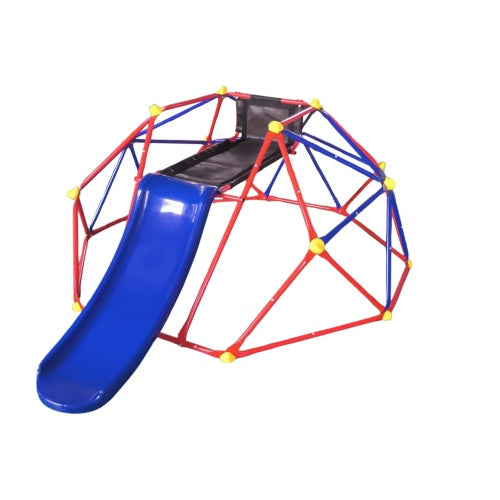 XCF007 6 Foot Dome Climber With 1.2 Meter Slide For Climbers Over 3 Years Old With Rock Climbing