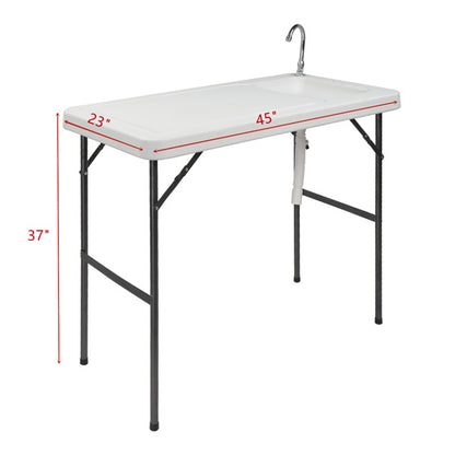 Outdoor Fishing Table Rectangular