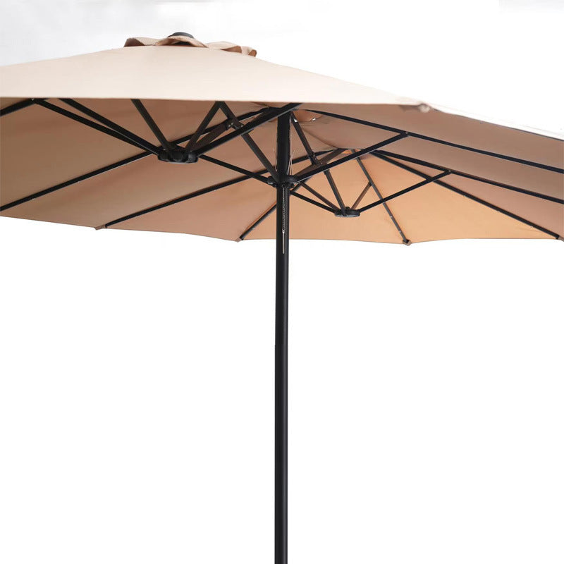 Full Iron Double-headed Umbrella Central-column Umbrella Sunshade Outdoor