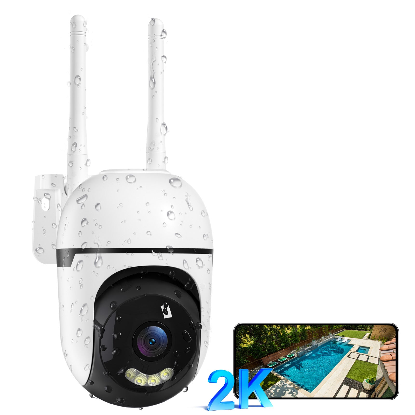 3MP PTZ Wireless Indoor Outdoor Mini Camera CCTV Network Security System Wifi Camera