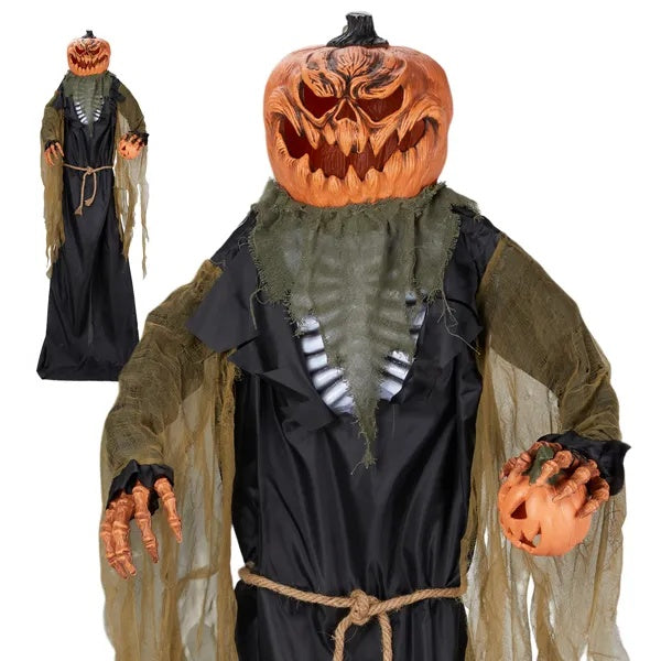7ft Pumpkin Halloween Standing Decoration - Outdoor Chilling