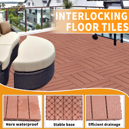 Plastic Interlocking Deck Tiles