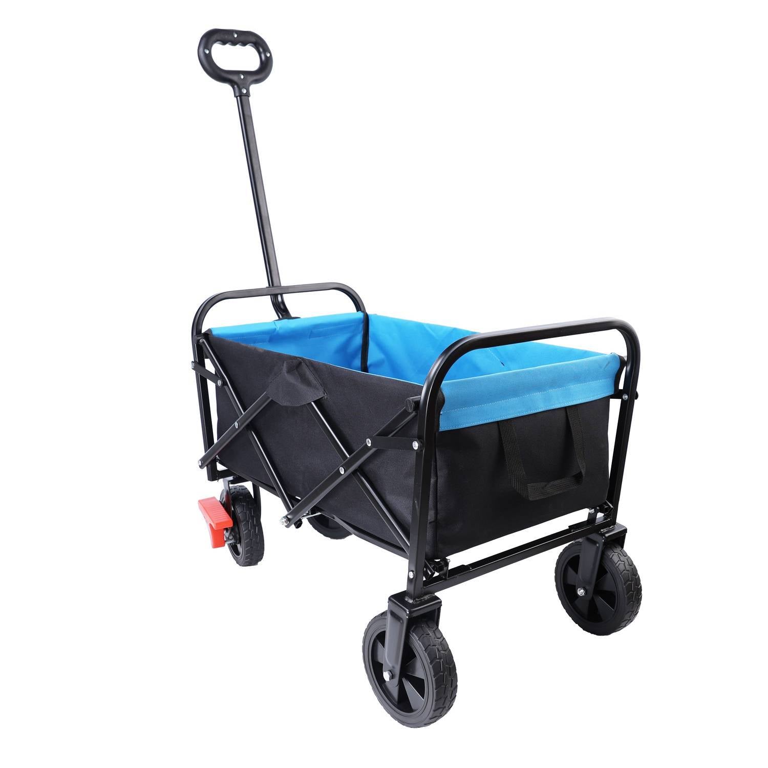 Mini Folding Wagon Garden Shopping Beach Cart
