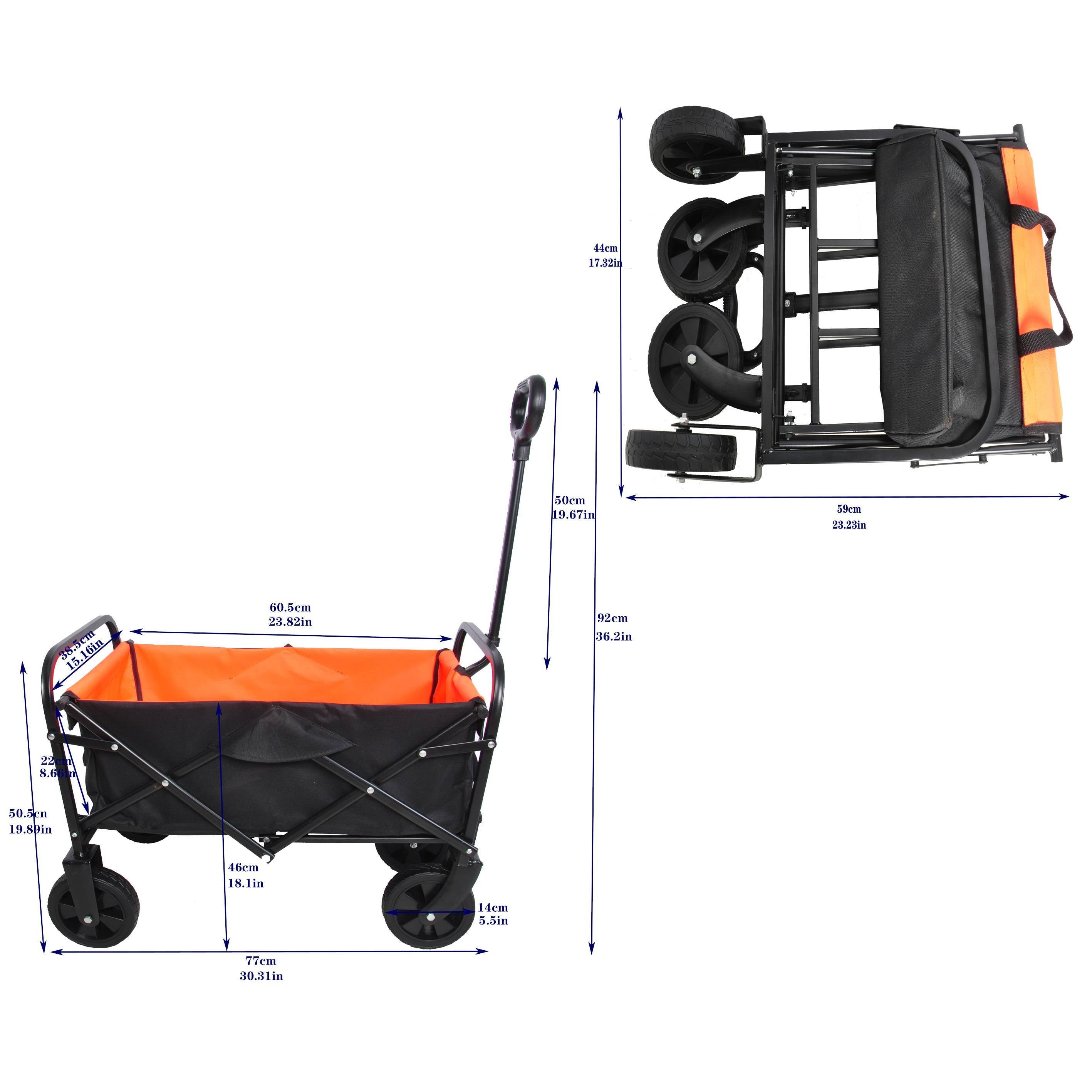 Folding Wagon Garden Shopping Beach Cart