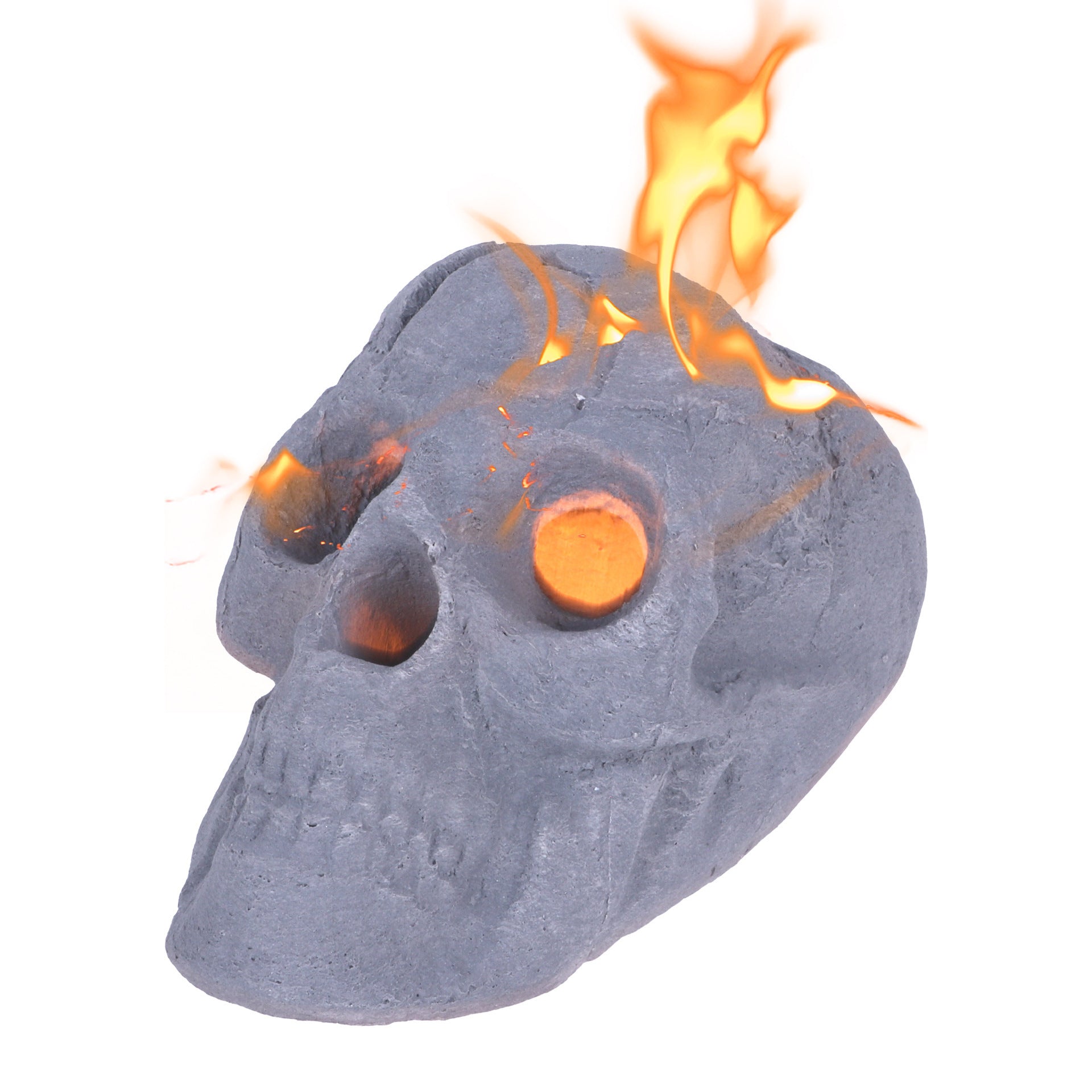 Ceramic Skull Stove Barbecue Party Horror Decoration Props