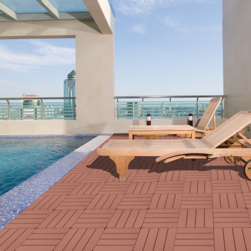 Plastic Interlocking Deck Tiles