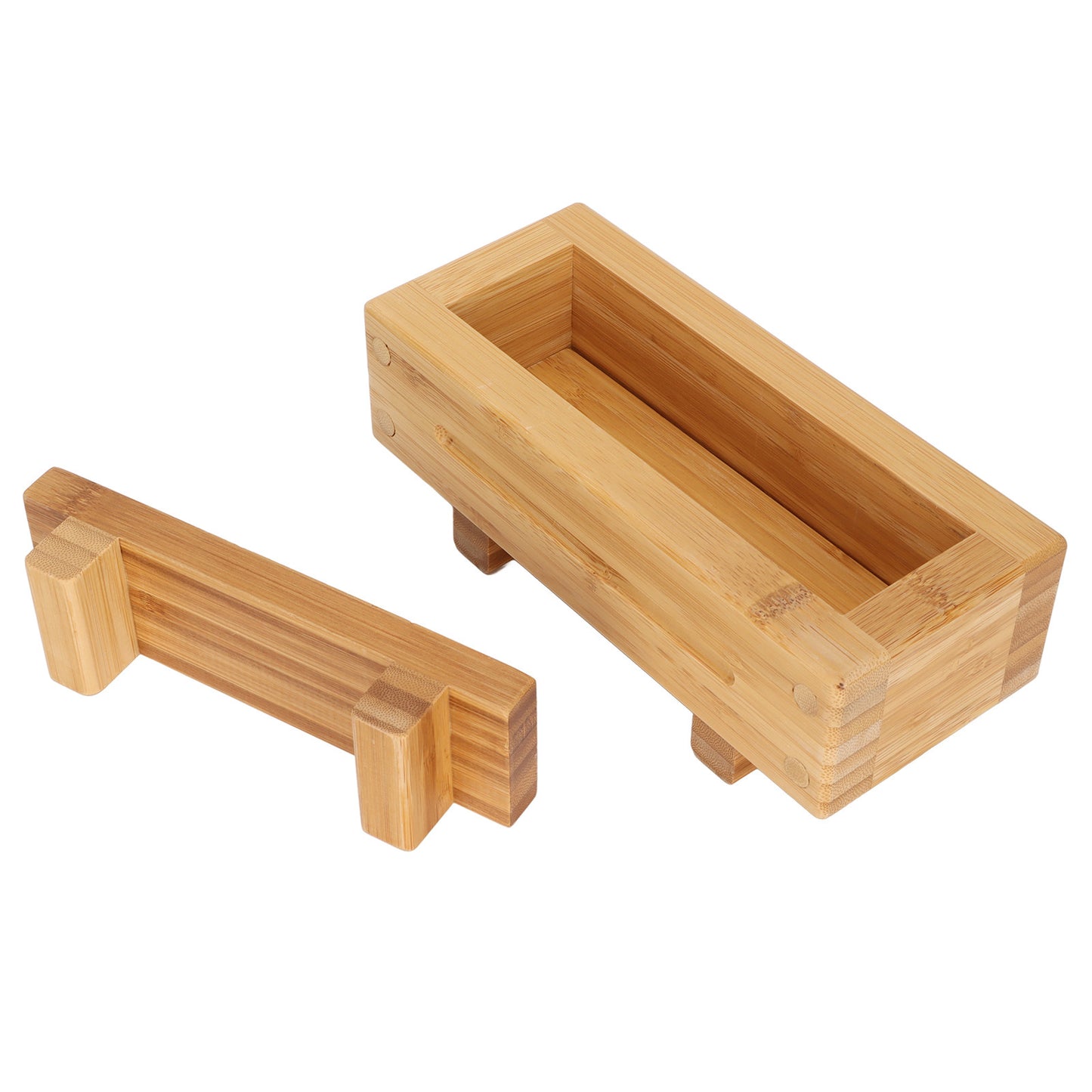 Wooden Sushi Press Mold DIY Rectangular Odorless Portable Rice Mold Box for Cooking