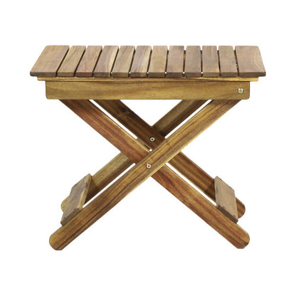 Outdoor Folding Wooden Edge Table