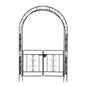 7ft, Black, Double-decked, Rounded Roof, With Door, Wrought Iron, Iron Arch, Courtyard