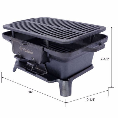 Outdoor Oval Cast Iron Grill