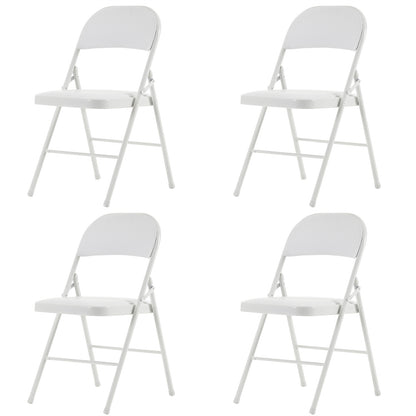 4PCS Upholstered Folding Chair 40x45x78cm