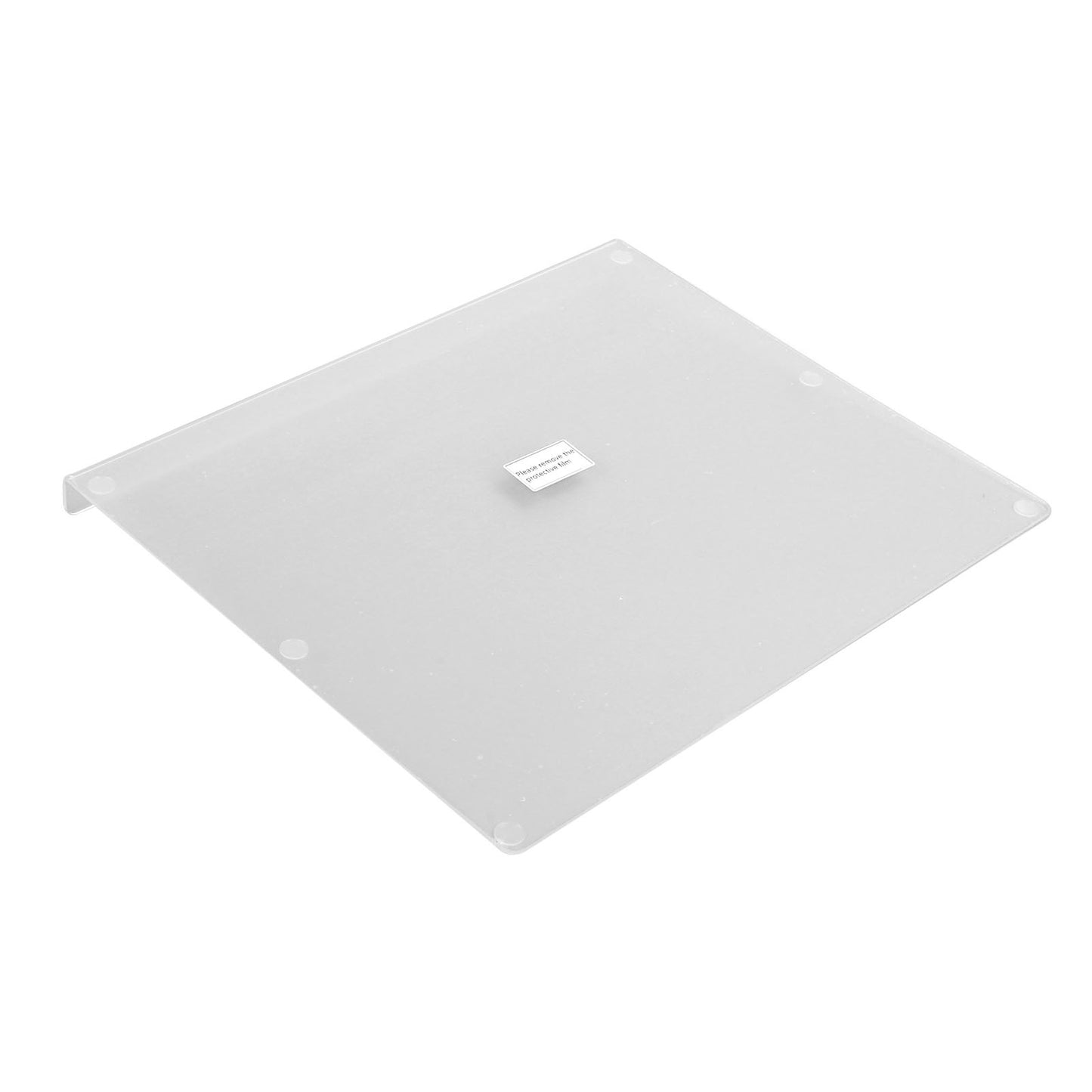 Acrylic Cutting Board Transparent Cooking Chopping Board Non Slip Clear Kitchen Cutting Board for Fruit Vegetable 400x330mm / 15.7x13in (Include Bending 30mm)