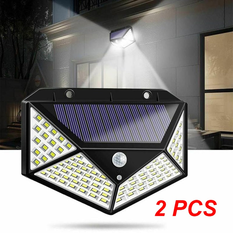 Solar Lights Outdoor Waterproof - Flood Lights With Motion Sensor, Courtyards, LED Solar Light For Streets, Courtyards,Parking Garages - Outdoor Chilling