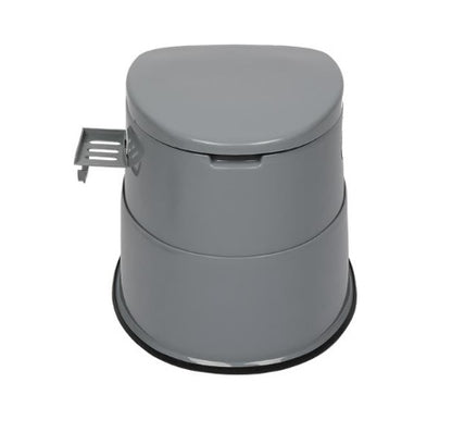 Portable Toilet With Anti Slip Pad, Gray