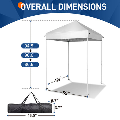 5X5ft White, Outdoor Awning