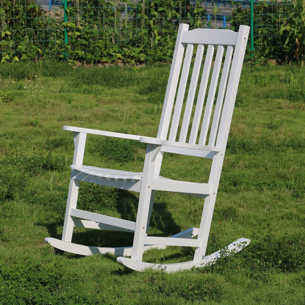 Porch Garden Rocking Chairs White