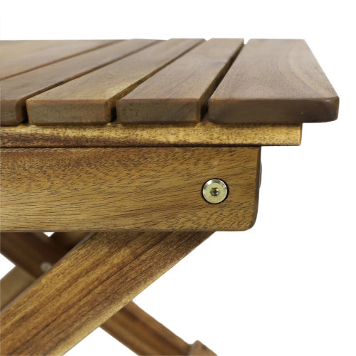 Outdoor Folding Wooden Edge Table