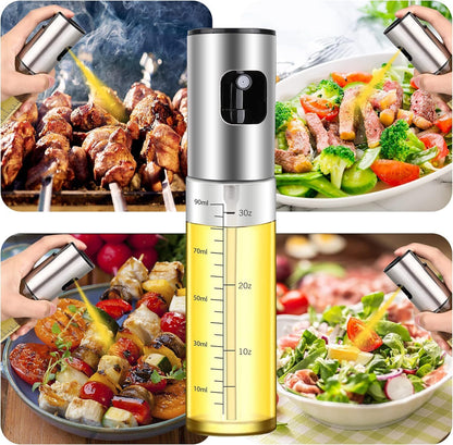 Olive Oil Sprayer Cooking BBQ Air Fryer Mister Spray  Fine Bottle Kitchen