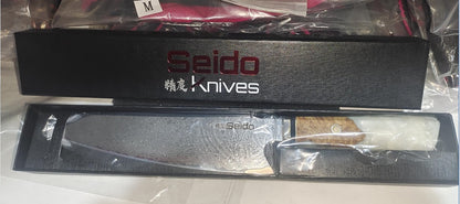 Chef's Knife For Japanese Cuisine In Damascus