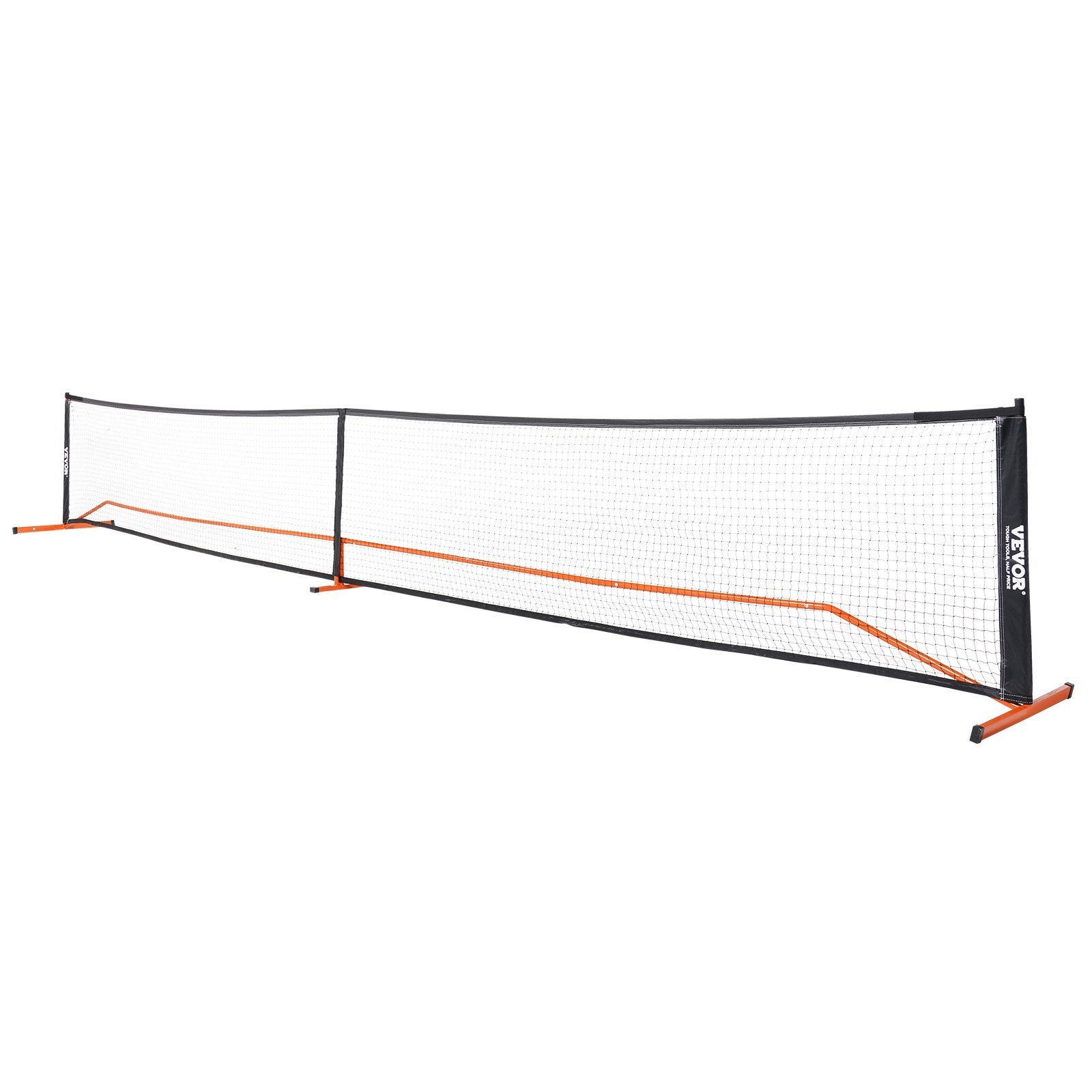 VEVOR Pickleball Net Set, 22FT Regulation Size Portable Pickleball System With Carrying Bag & Balls & Paddles, Weather Resistant Steady Metal Frame & Strong PE Net, For Outdoor Backyard, Driveway