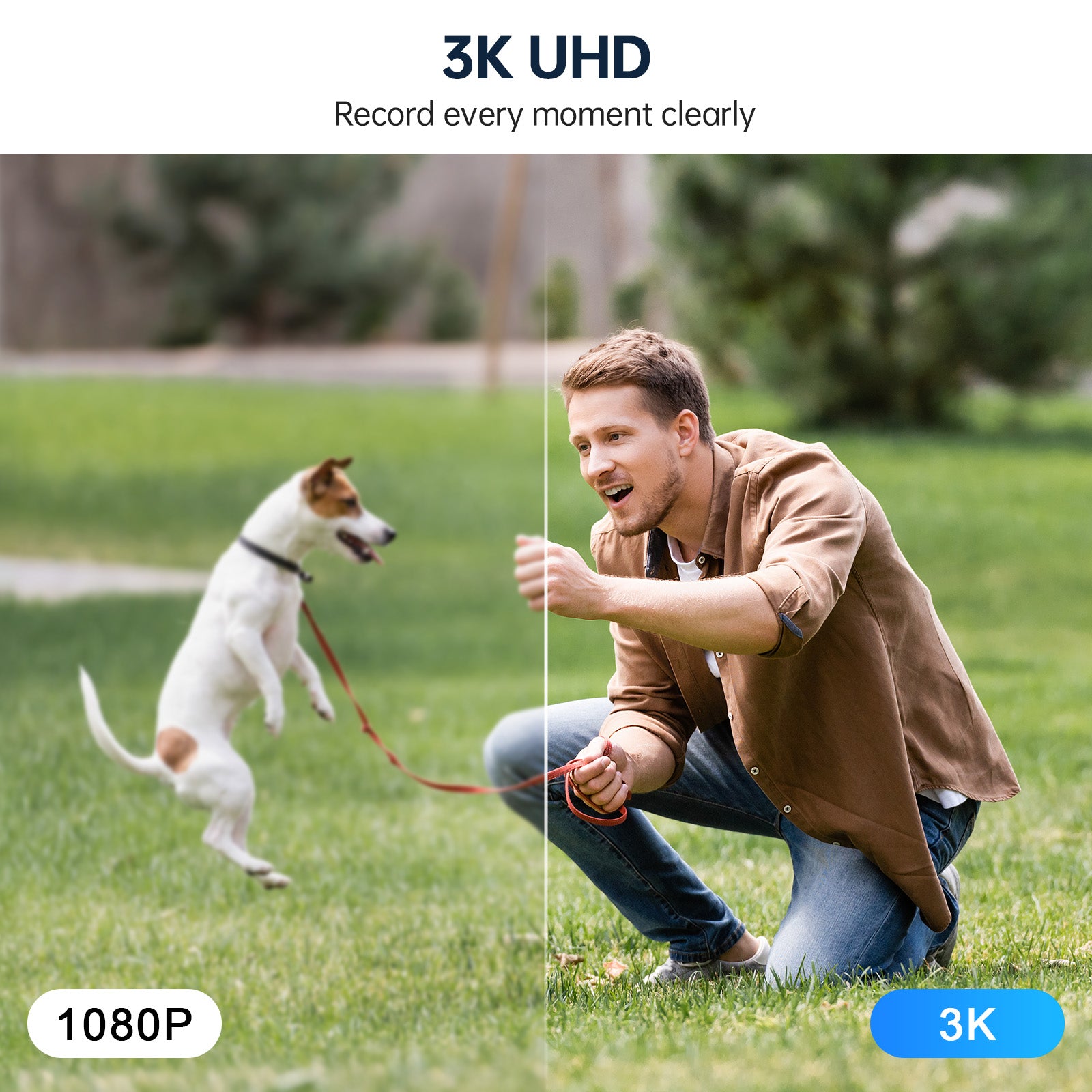 Solar Battery WIFI Camera 2K Human Detection Waterproof Mini CCTV With 5000mAh Battery With Solar Panel