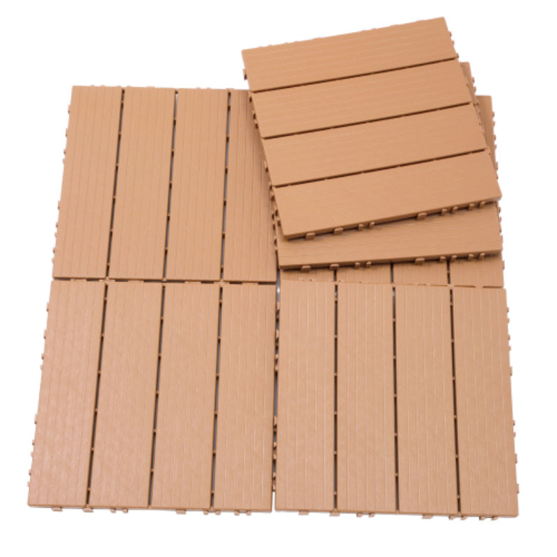 Plastic Interlocking Deck Tiles