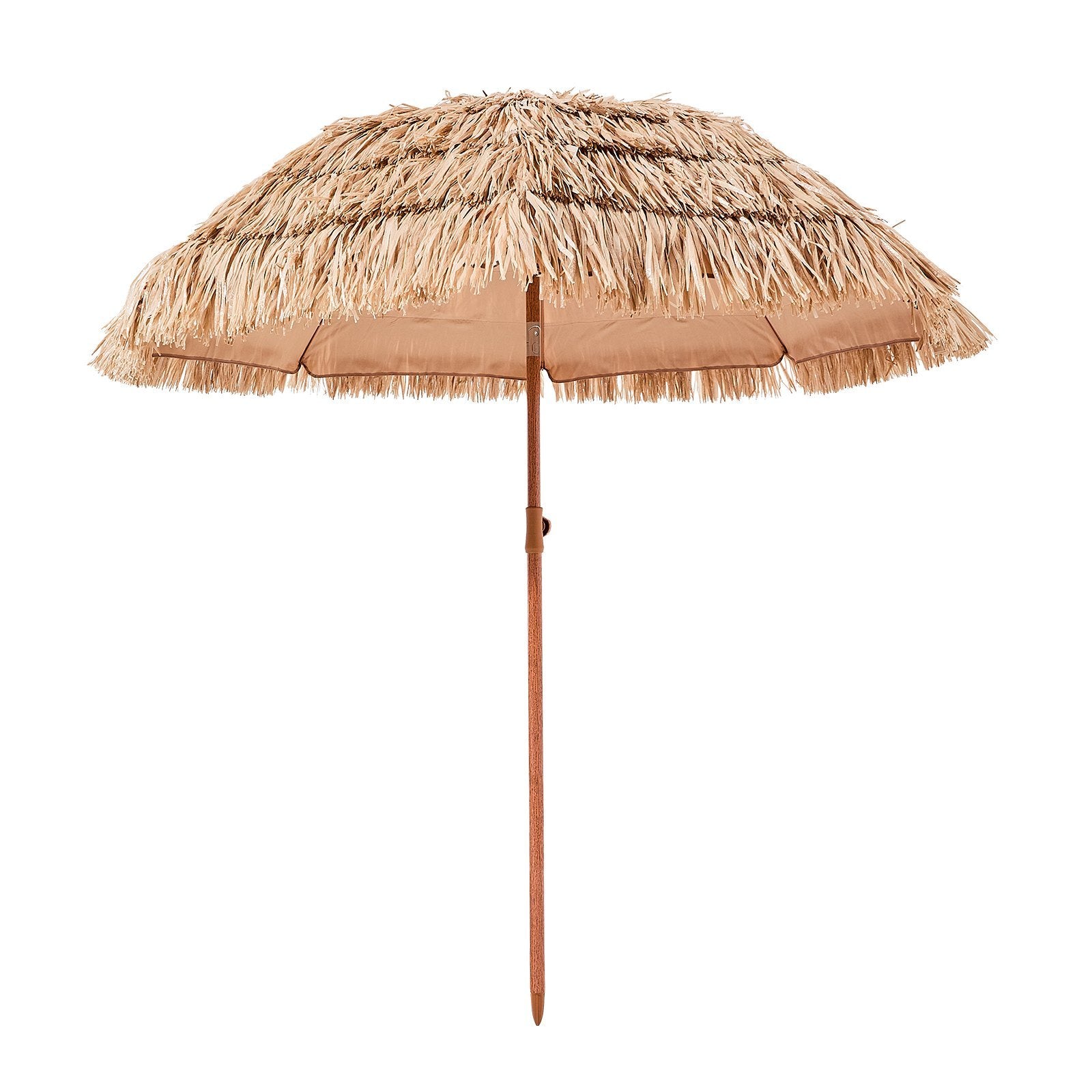 Tiki Umbrella Thatched Patio Umbrella 6 Ft Poolside Patio Beach Umbrella - Outdoor Chilling