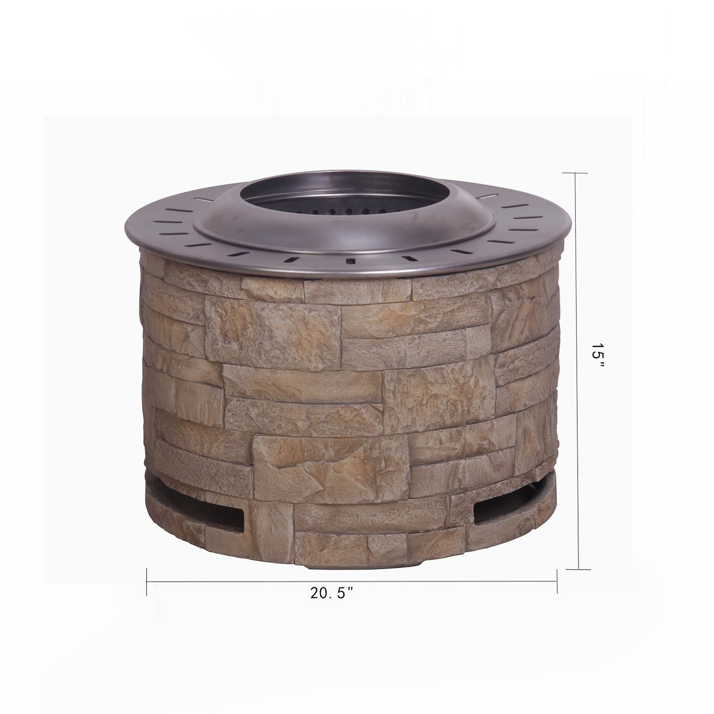 Stackstone Look Smokeless Firepit With Wood Pellet Twig Wood As The Fuel