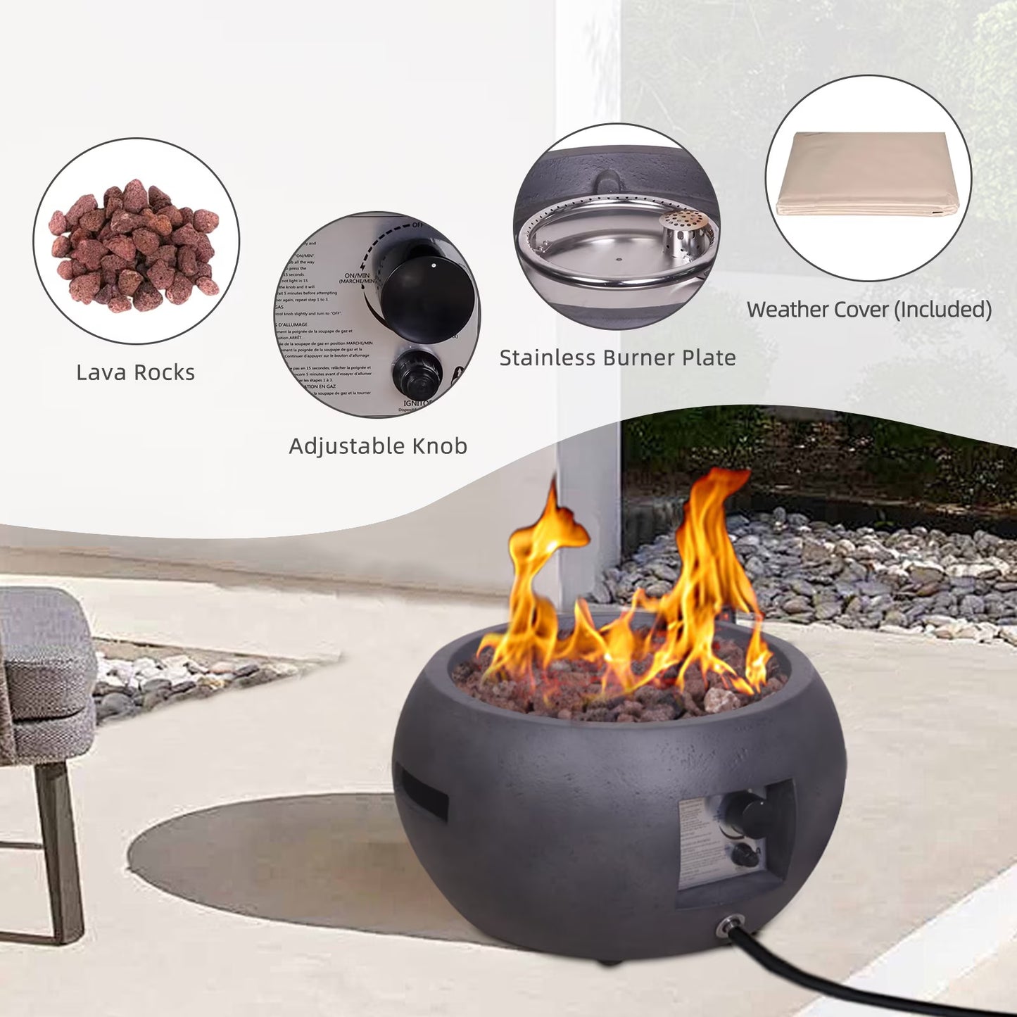 Propane Outdoor Fire Pit