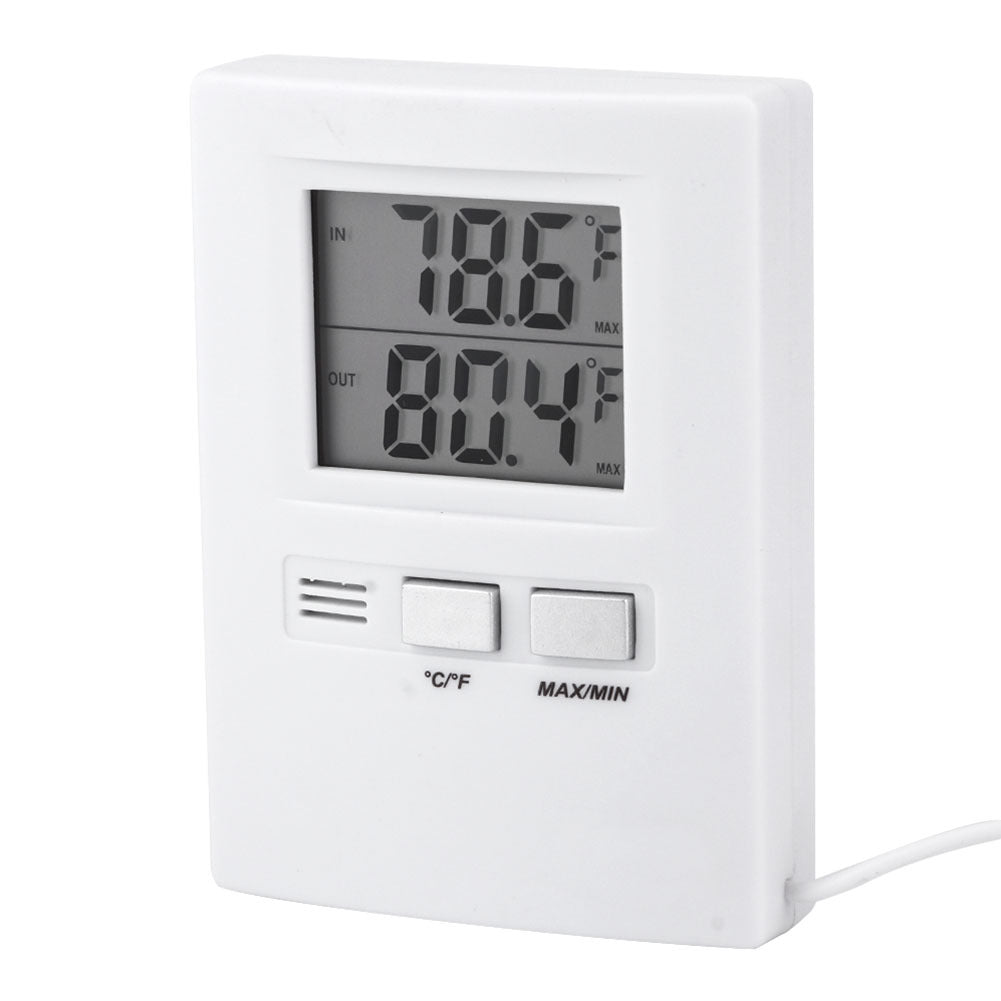 High Precision LCD Digital Indoor&Outdoor Thermometer Temperature Meter Tester Battery Powered