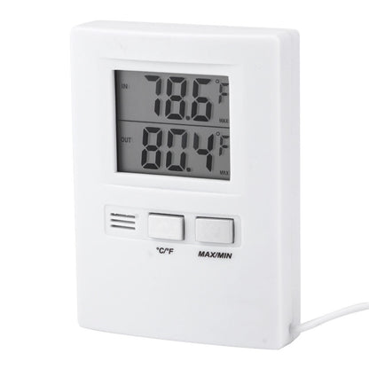 High Precision LCD Digital Indoor&Outdoor Thermometer Temperature Meter Tester Battery Powered