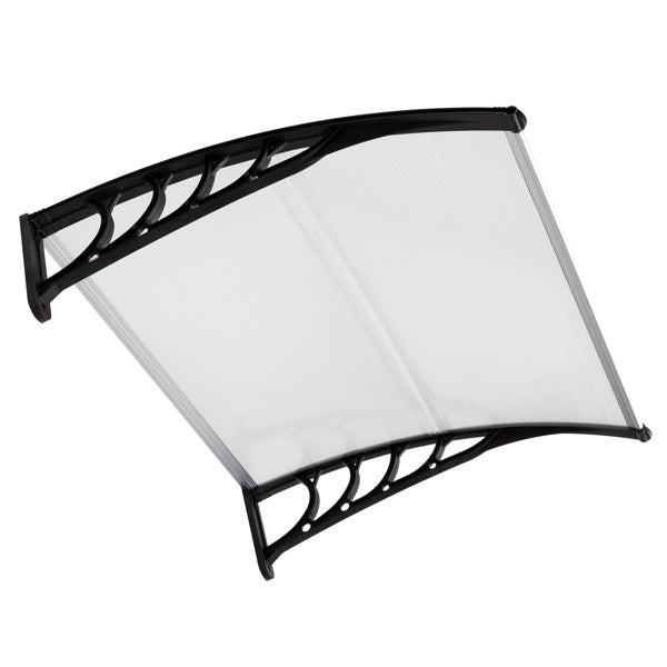 Transparent Board Black Bracket Canopy