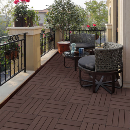 Plastic Interlocking Deck Tiles