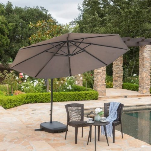 SIMPLE BANANA SHAPE HANGING UMBRELLA - Outdoor Chilling