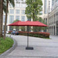 Full Iron Double-headed Umbrella Central-column Umbrella Sunshade Outdoor