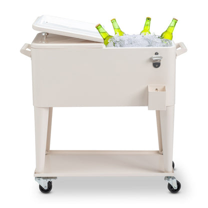 80QT Milk White Refrigerated And Insulated Trolley