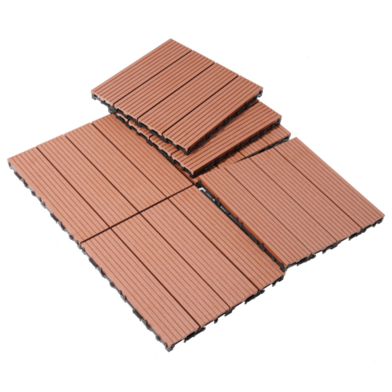 Wood Plastic Composite Deck Tiles Set Of 20