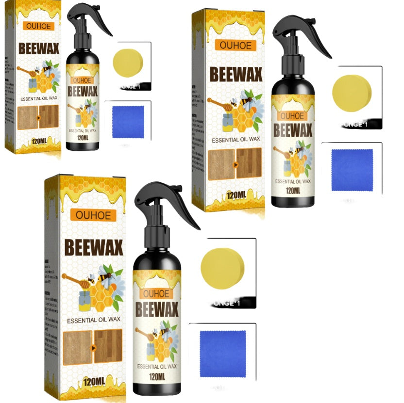 OUHOE Furniture Beeswax Spray Furniture Floor Care Polishing Waterproof Anti Cracking Scratch Refurbishment Care Wax