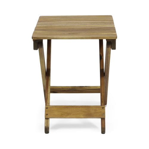 Outdoor Folding Wooden Edge Table