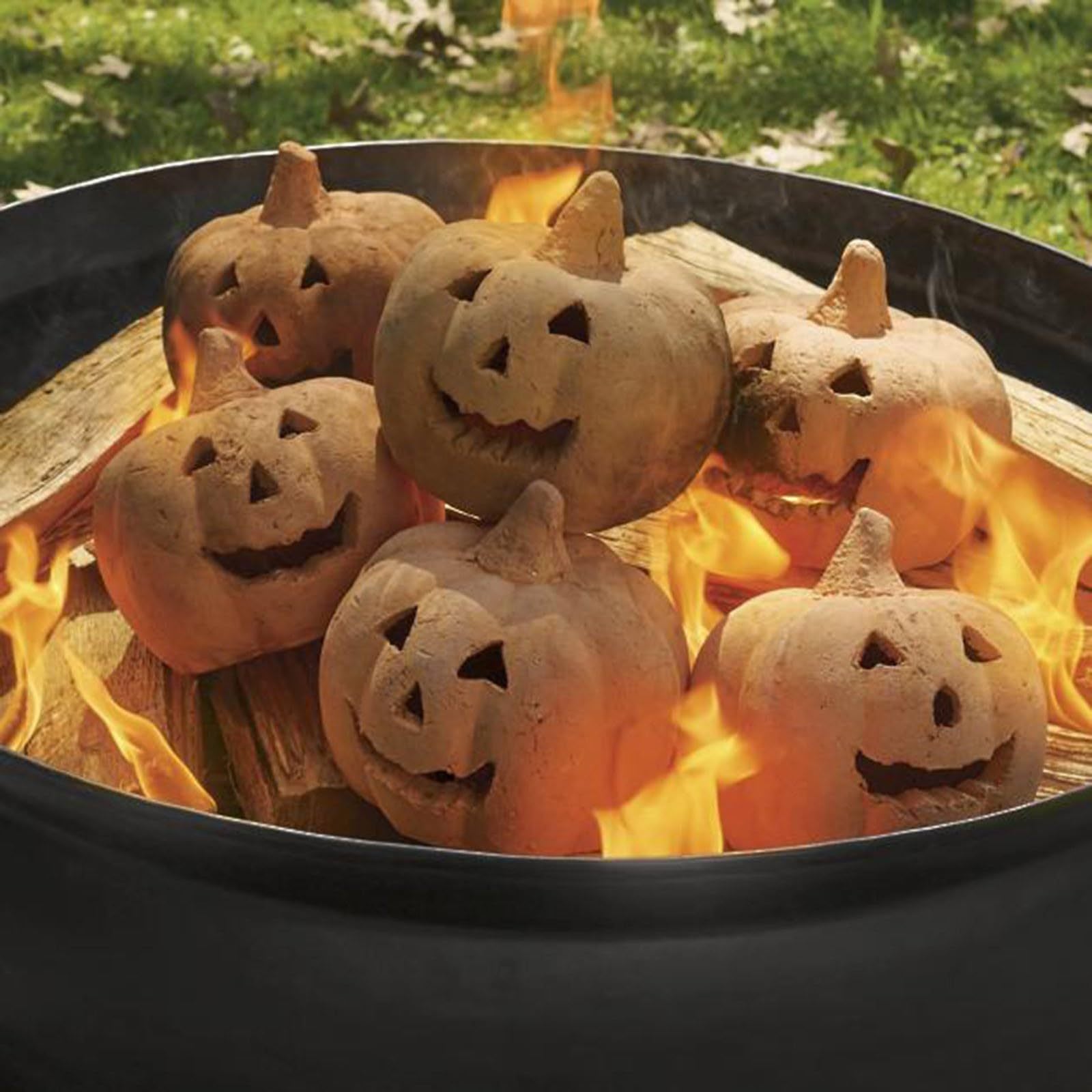 Halloween Pumpkin Campfire Stove Barbecue Party Decoration - Outdoor Chilling