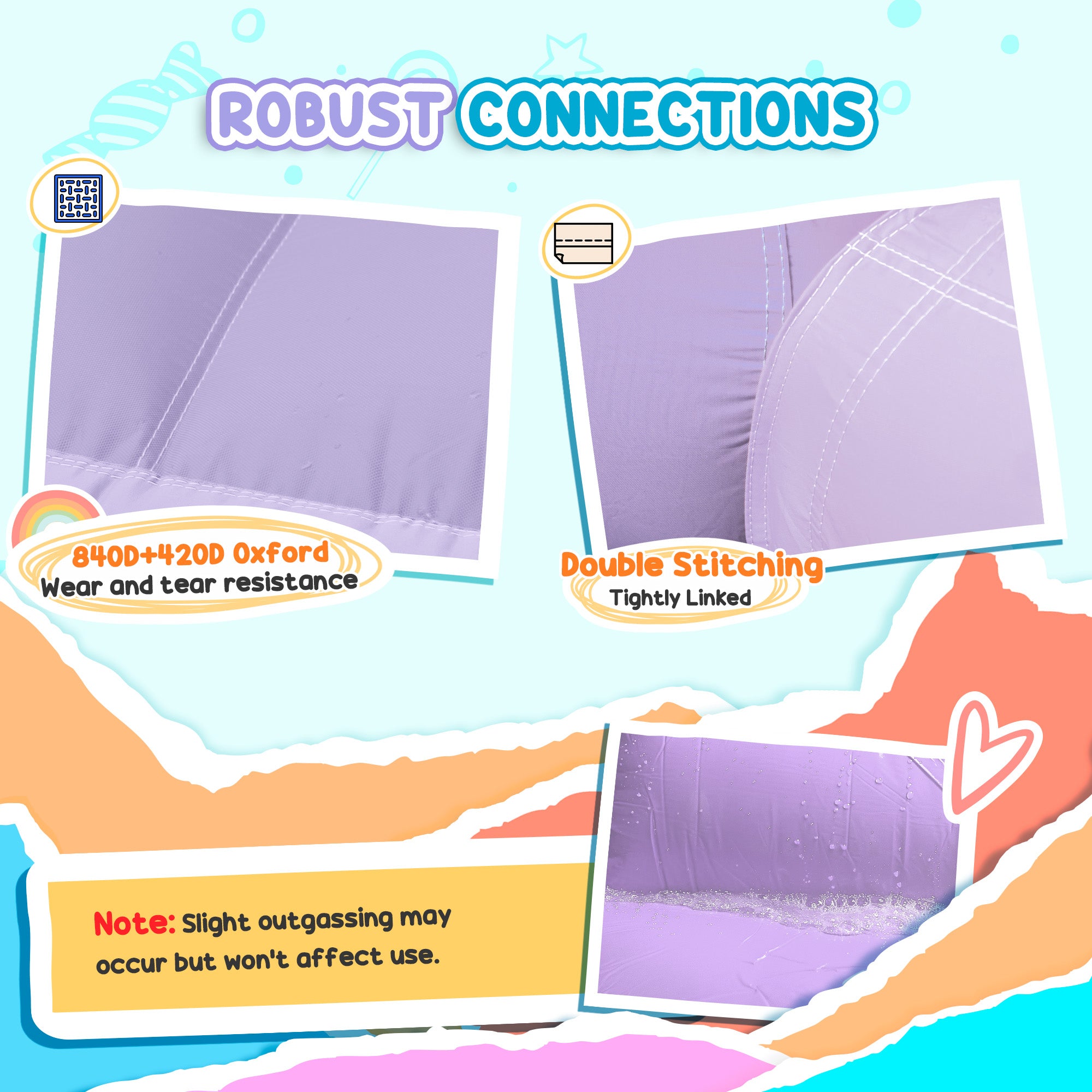 Inflatable Bounce House With Air Blower, Slide, Stakes, Repair Patches, Storage Bag, For Kids Ages 3-8, 98 X 65 X 79