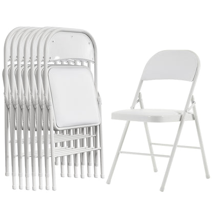 4PCS Upholstered Folding Chair 40x45x78cm