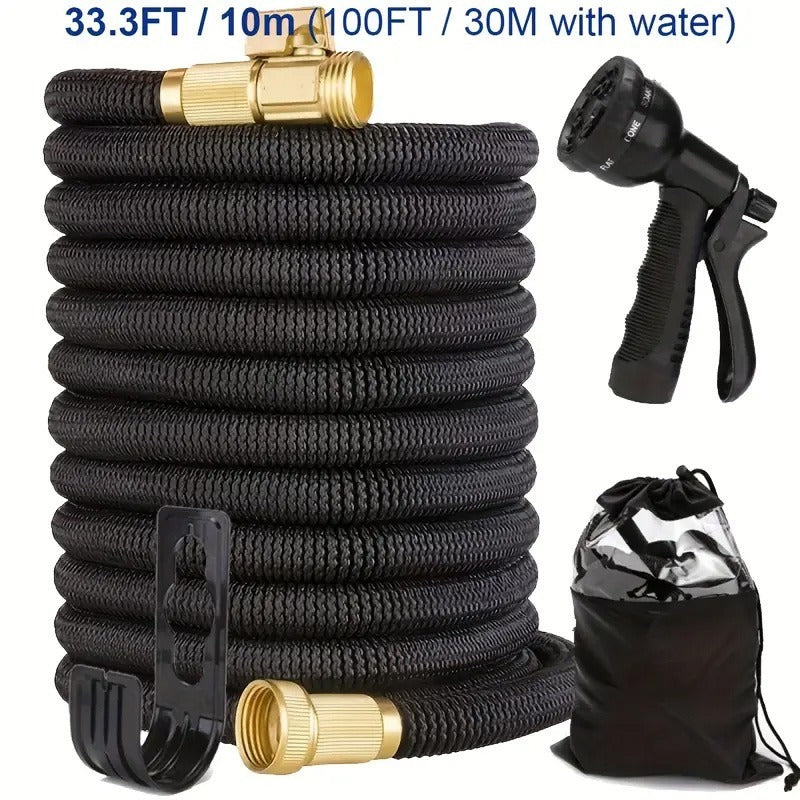 Retractable Garden Water Hose Set 100 In - 1 Pack